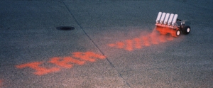 9. Graffiti Writer (Robot for writing street graffiti),  Institute for Applied Autonomy, 1998, USA, Courtesy of Institute for Applied Autonomy